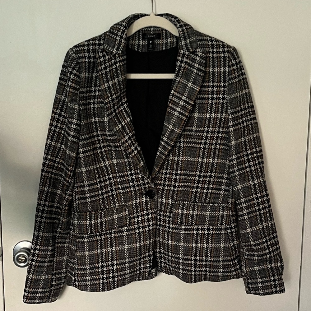 AQUA Tweed Blazer